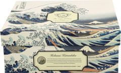 Duo Set 2 šalice + tanjurića Veliki val, 110 ml porculan, poklon pakiranje, 5216