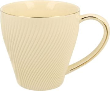 Duo Šalica Smetana, 430 ml, pozlaćena, porculan, poklon pakiranje, 5600