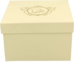 Duo Šalica Smetana, 430 ml, pozlaćena, porculan, poklon pakiranje, 5600