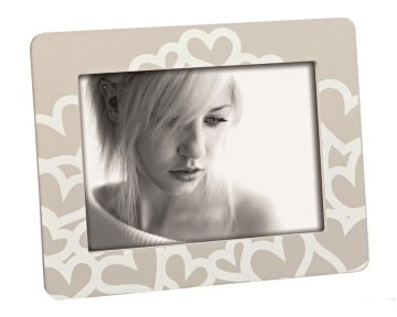 MASCAGNI A1643 HEARTBEAT MDF okvir 13x18 ff siva