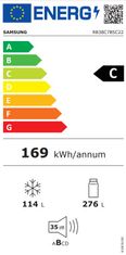 Samsung Samostojeći kombinirani hladnjak RB38C7B5C22/EF po narudžbi