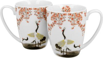 Duo Set 2 šalice Ždral, 360 ml, porculan, u poklon pakiranju, 5247