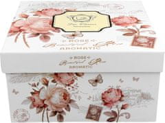 Duo Šalica + tanjur Ruža, 470 ml, porculan, poklon pakiranje, 6399