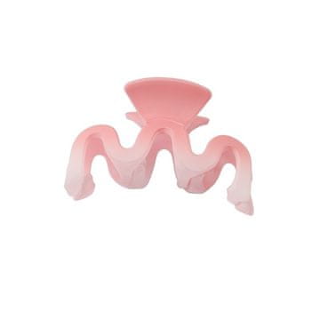 ŠNALA ZA KOSU XL OMBRE RUŽIČASTA 9 CM JAKA UKRASA ZA KOSU MODNA