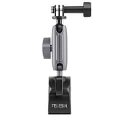 TELESIN Tube Clamp držač za sportske kamere na biciklu, crno/srebro