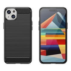 MG Carbon maska za iPhone 15, crno