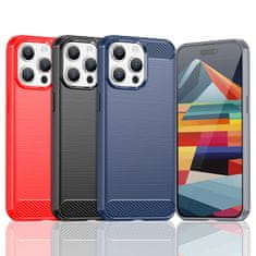 MG Carbon maska za iPhone 15 Pro, crno