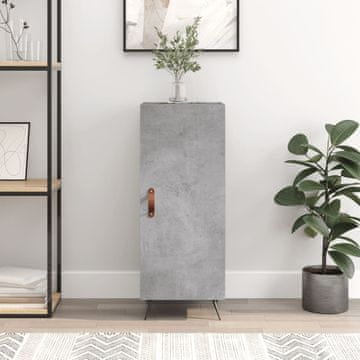 Vidaxl Ormarić Betonsko-sivi 34,5x34x90 cm Materijal na bazi drva