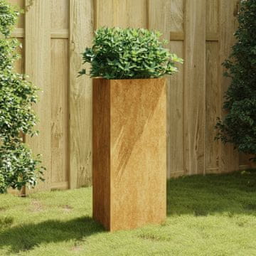 Vidaxl Vrtna žardinjera, 40x34,5x75 cm, Corten čelik