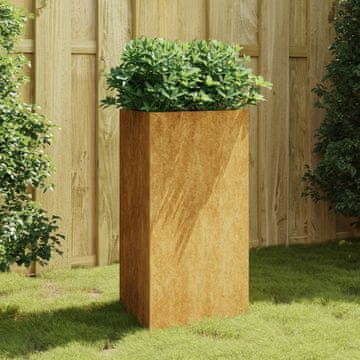 Vidaxl Vrtna žardinjera, 50x43x75 cm, Corten čelik