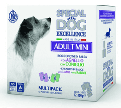 Special dog Excellence Mini Adult mokra hrana za pse, janjetina/zec, 12x100 g