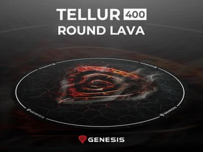 TELLUR 400 Round Lava - podloga za stolicu!