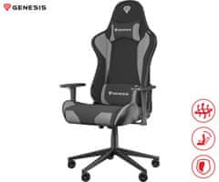 Genesis NITRO 440 G2 gaming/uredska stolica, ergonomska, crno-siva