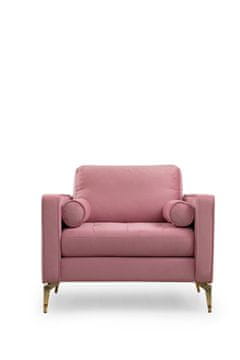 Atelier Del Sofa Fotelja, Prljavo roza, Rome - Rose