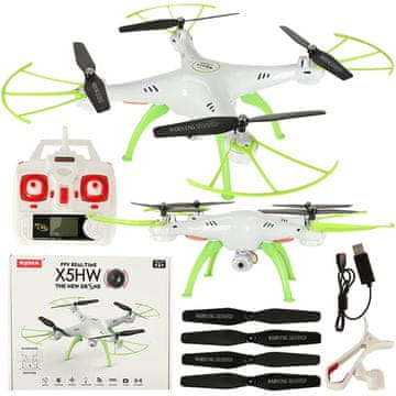 Syma X5HW 2,4GHz RC Dron Wi-Fi Kamera Bijela