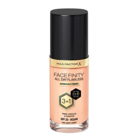 Max Factor Facefinity All Day Flawless 3u1 tekući puder, C40 Light Ivory