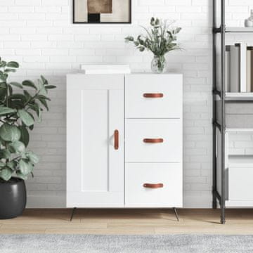 Vidaxl Ormarić, bijeli, 69,5 x 34 x 90 cm, materijal na bazi drva
