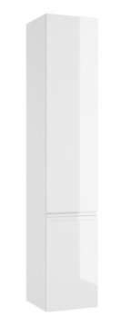 Deftrans Zidni kupaonski stup, bijeli sjaj, 157x30 cm, Modus