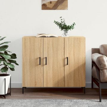 Vidaxl Ormarić, hrast Sonoma, 90x34x80 cm, materijal na bazi drva