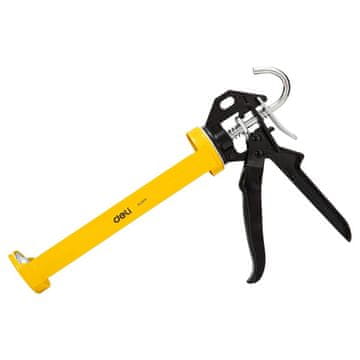 Deli Tools Metal + aluminijski pištolj za ljepilo za nanošenje silikona i masa 230mm
