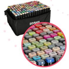 Ikonka Dvostrani alkoholni markeri u kutiji 204 kom