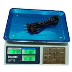 Verkgroup Inox digitalna elektronska vaga do 40 kg osvijetljeni LCD