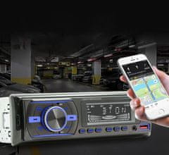 Dexxer 1DIN LCD auto radio RGB 4x50W MP3 2x USB Bluetooth 12V + daljinski