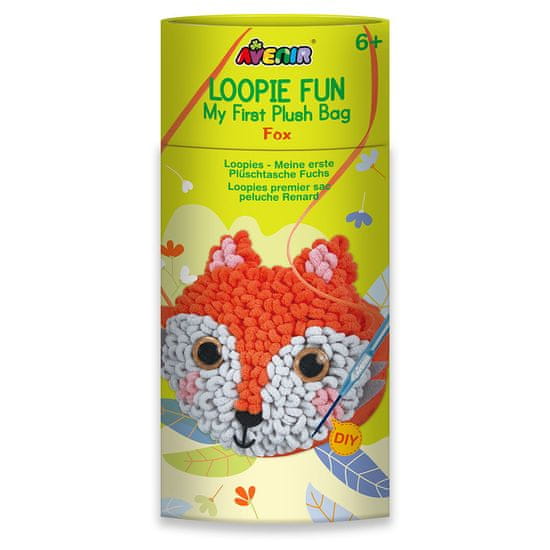 AVENIR Loopie Fun moja prva plišana torba, lisica (D1)