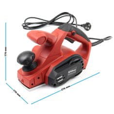 Wiltec 82mm električna blanjalica za obradu drveta 710W - Ograničivač dubine