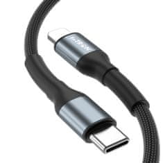 En-TRON A49L kabel za punjenje, USB-C -&gt; lightning, PD20W, crna (A49 lightning)