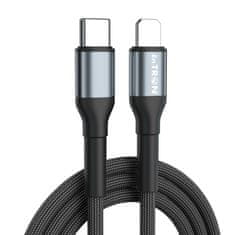 En-TRON A49L kabel za punjenje, USB-C -&gt; lightning, PD20W, crna (A49 lightning)