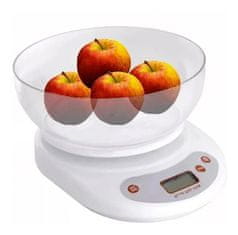 Verkgroup PVC LCD Kitchen Vaga s 1G do 5kg bijelim