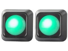 Verkgroup Skup od dvije samo -adhezivne bežične LED diode RGB svjetiljke + daljinski upravljač