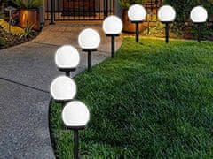 Verkgroup Postavite 4 okrugle LED svjetiljke solarnog poda 36 cm
