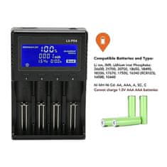 Dexxer Univerzalni 12-220V LCD punjač za 4 punjive Li-ion IMR LiFePO4 baterije