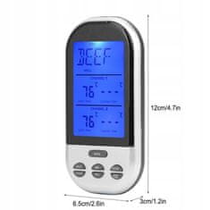 Ruhhy PRO LCD kuhinjski termometar sa sondom 100cm do 250°C za meso