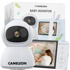 Dexxer Full HD Baby Monitor Dječji vodootporan s rotacijskom video kamerom i 5 ″ LCD 5AH
