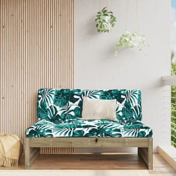 Vidaxl Središnja sjedalica 120x80 cm impregnirana borovina
