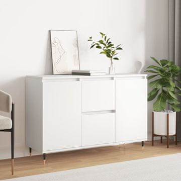 Vidaxl Ormarić, bijeli, 104x35x70 cm, materijal na bazi drva