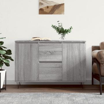 Vidaxl Ormarić, sivi hrast sonoma, 104x35x70 cm, materijal na bazi drva