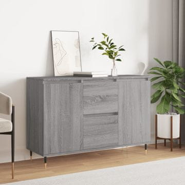 Vidaxl Ormarić, sivi hrast sonoma, 104x35x70 cm, materijal na bazi drva