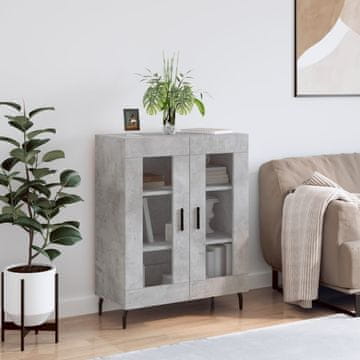 Vidaxl Ormarić Betonsko-sivi 69,5 x 34 x 90 cm Materijal na bazi drva