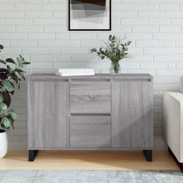 Vidaxl Ormarić, sivi hrast sonoma, 104x35x70 cm, materijal na bazi drva