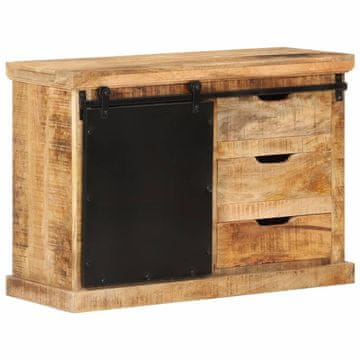Vidaxl Komoda 80x30x55 cm Masivno, neobrađeno drvo manga