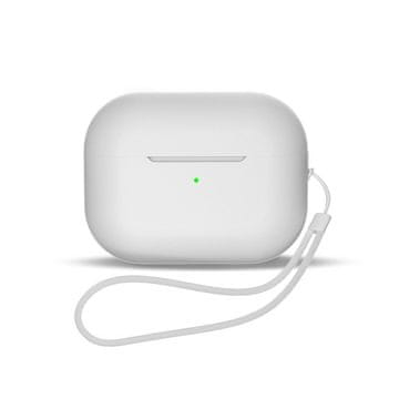HURTEL Silikonska futrola za AirPods 1/2 + remen za zglob, bijela