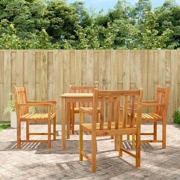 Vidaxl Vrtne stolice, set od 4, 56x55,5x90 cm, masivno drvo akacije