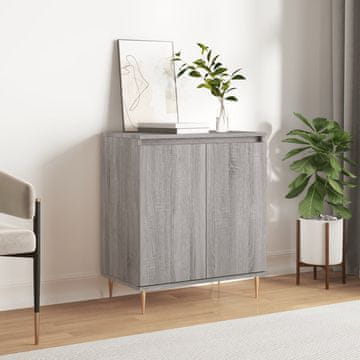 Vidaxl Komoda s ladicama, sivi hrast sonoma, 60x35x70 cm, materijal na bazi drva