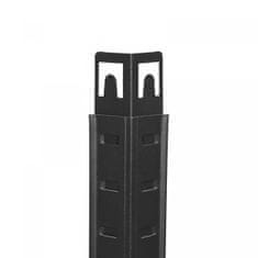 Songmics GLR030B01 polica, 30x75x150 cm, smeđe-crna