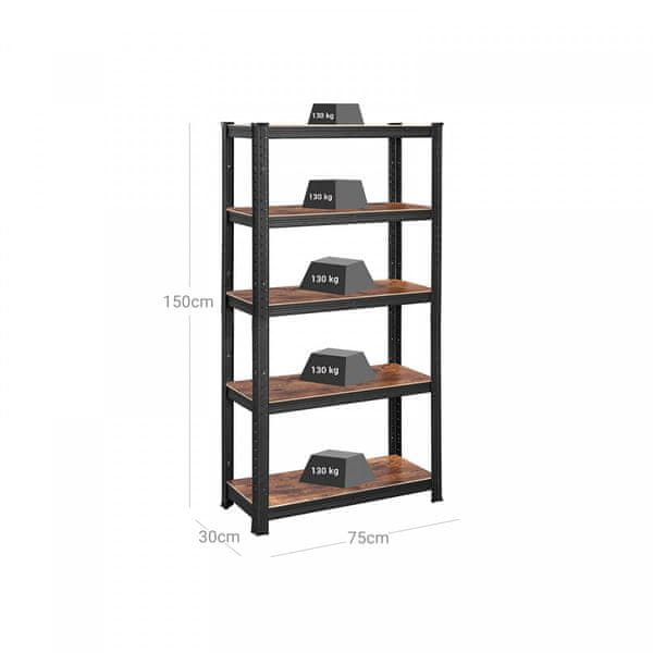 Songmics GLR030B01 polica