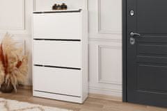 Woody Fashion Ormarić za cipele, Bijela boja, SHC-530-BB-1